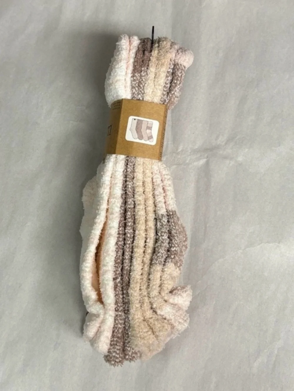 New Born Socks Women’s 4 Pair Cozy Fuzzy Socks Plush Casual Soft Activewear